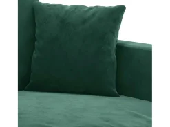 Sofá|vidaxl Sofá de 2 lugares 140 cm veludo -escuro Verde