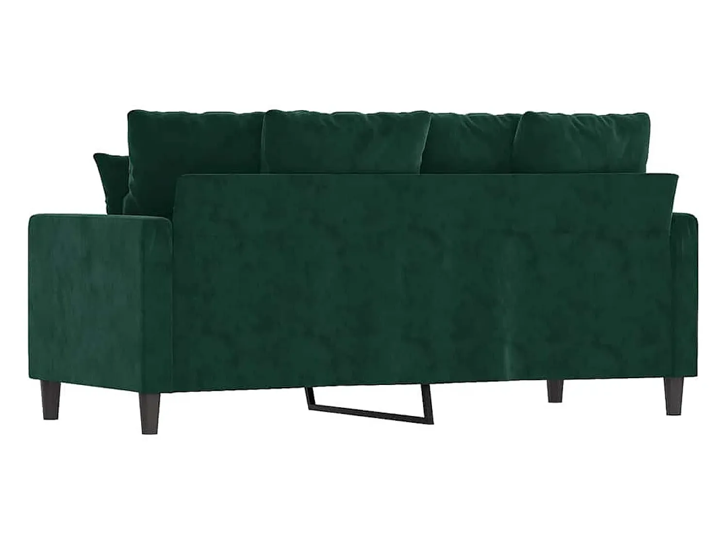 Sofá|vidaxl Sofá de 2 lugares 140 cm veludo -escuro Verde