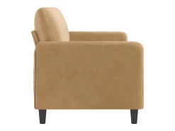 Sofá de 3 lugares 180 cm veludo PT205833^ Sofá