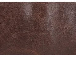 Sofá|Vente-unique Sofá de 3 lugares 100% pele envelhecida Castanho estilo chesterfield - CLOTAIRE Castanho chocolate