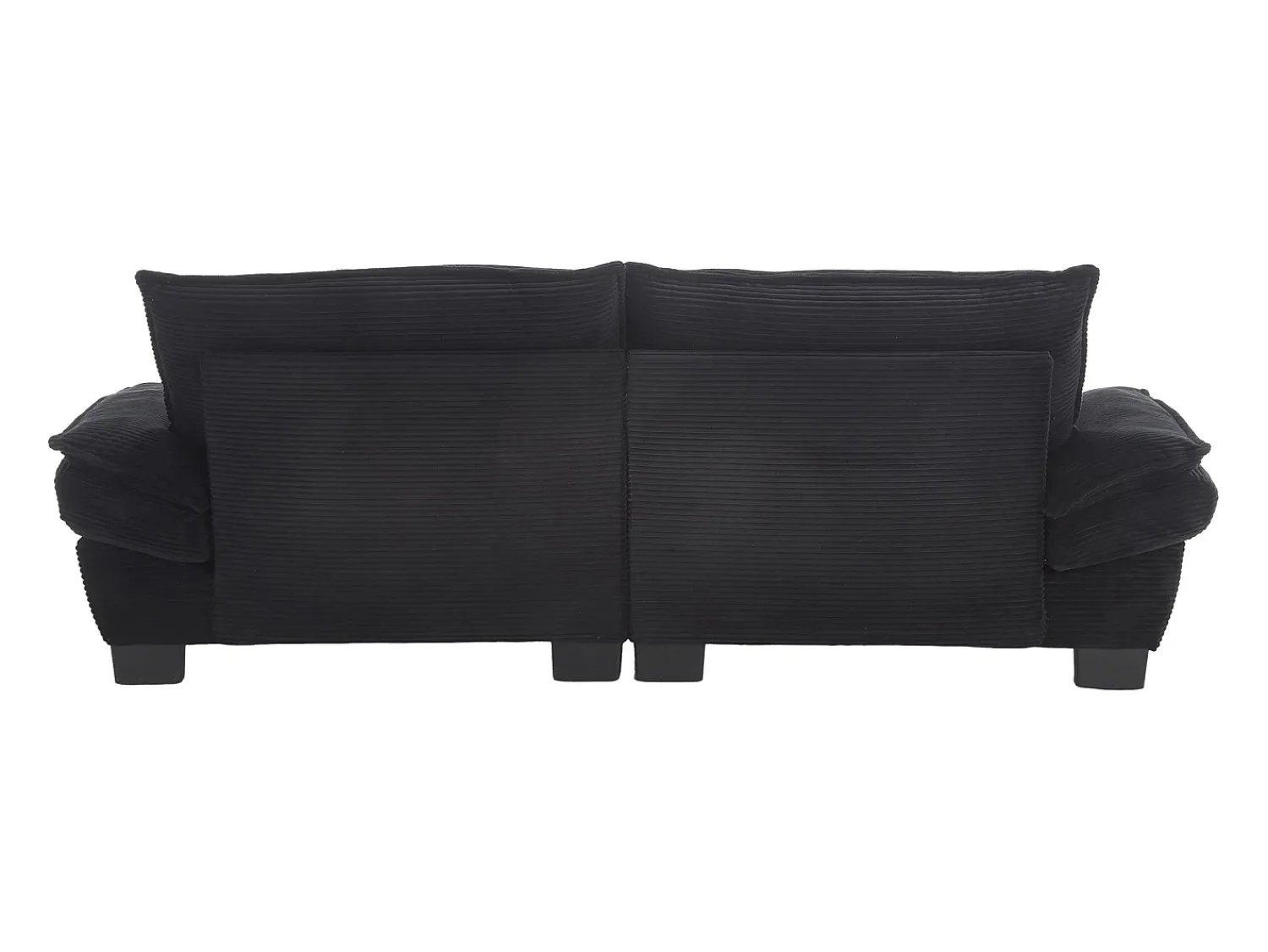 Sofá de 2 lugares - Sofá reto com almofadas - - para sala e quarto^ Sofá