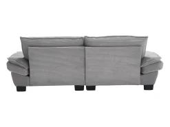 Sofá* Sofá de 2 lugares - Sofá reto com almofadas - cinza claro - para sala e quarto Cinzento claro