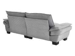 Sofá* Sofá de 2 lugares - Sofá reto com almofadas - cinza claro - para sala e quarto Cinzento claro