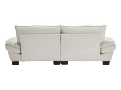 Sofá| Sofá de 2 lugares - Sofá reto com almofadas - - para sala e quarto Bege