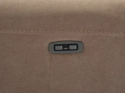 Outlet Vente-unique Sofá de 3 lugares articulado elétrico em tecido DJARALO Taupe