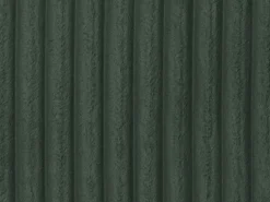 Vente-unique Sofá de 3 lugares assento profundo veludo canelado grosso verde-pinho CALAZO^ Sofá