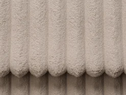 Sofá*Vente-unique Sofá de 3 lugares assento profundo em veludo canelado grosso design PINETA Taupe