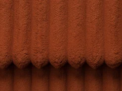 Vente-unique Sofá de 3 lugares assento profundo em veludo canelado grosso design PINETA^ Sofá