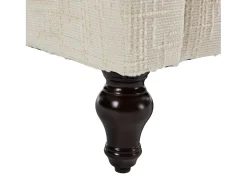 Clearance Sofá de 2 lugares - Sofá reto com compartimento de arrumação e iluminação LED - Porta de carregamento USB e pernas em madeira Bege