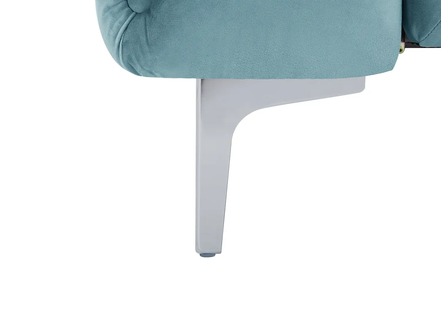 New Vente-unique Sofá de 2 lugares chesterfield em veludo azul pastel e pés em metal EDWINA Azul claro