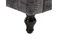 Sofá de 2 lugares - Sofá reto com compartimento de arrumação e iluminação LED - Porta de carregamento USB e pernas de madeira^ Sofá