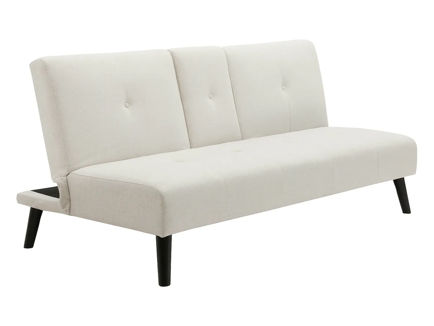 Sofá|Vente-unique Sofá de 3 lugares click-clack em tecido com mesa CLOSIPA Bege