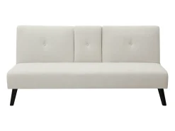 Sofá|Vente-unique Sofá de 3 lugares click-clack em tecido com mesa CLOSIPA Bege