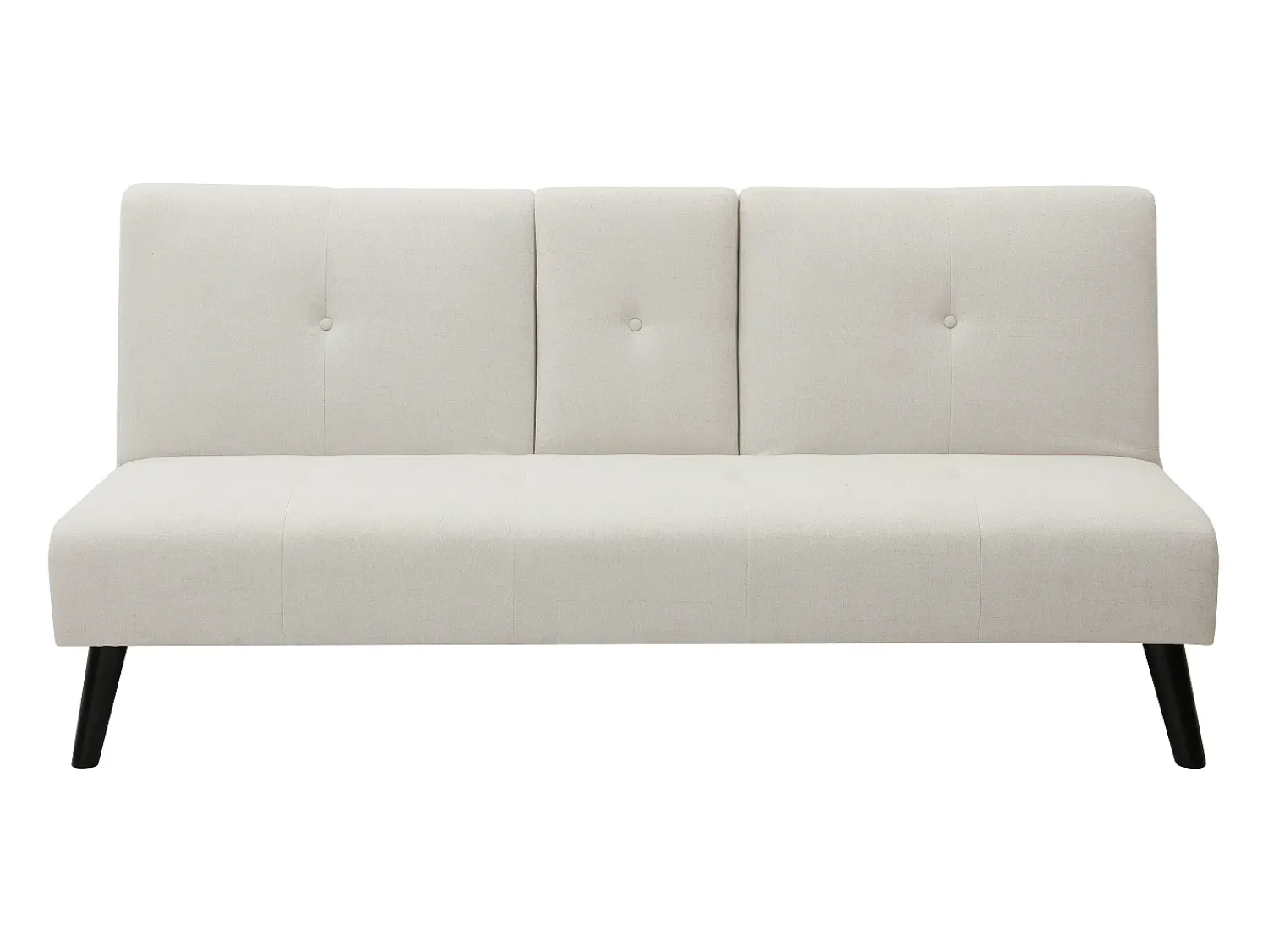 Sofá|Vente-unique Sofá de 3 lugares click-clack em tecido com mesa CLOSIPA Bege