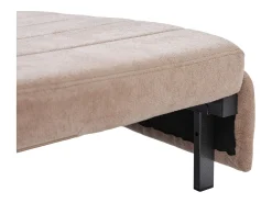 Sofá de 2 lugares com 4 almofadas - Sofá relaxante com suporte para copos e bolsos laterais - chenille^ Sofá