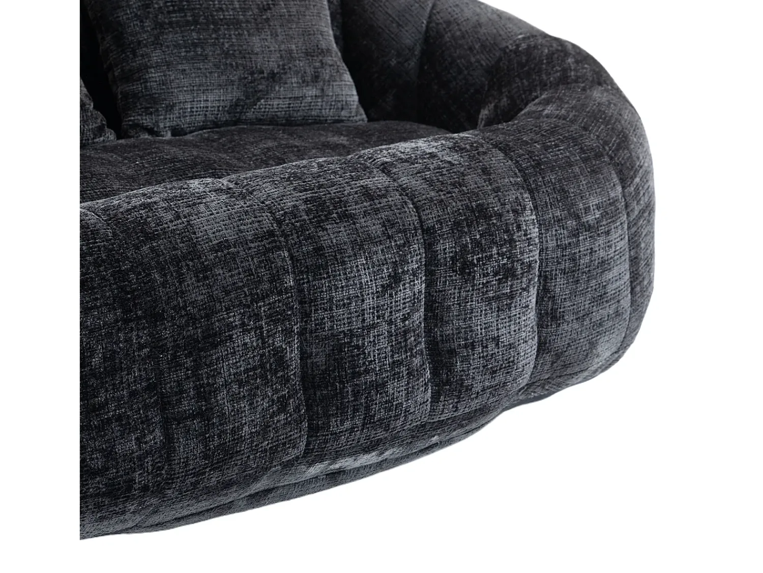 Hauss Spole Sofá de 2 lugares com almofada - Sofá para adultos e crianças - Tecido chenille^ Sofá
