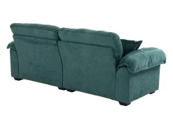 Sale Hauss Spole Sofá de 2 lugares com almofadas de camada dupla - Tecido chenille Verde