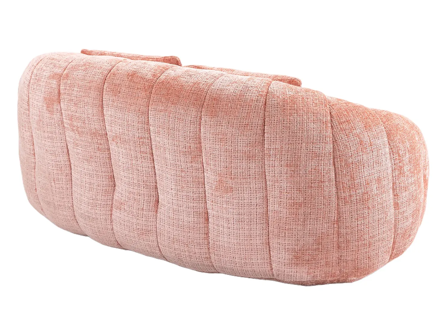 Online Hauss Spole Sofá de 2 lugares com almofada - Sofá para adultos e crianças - Tecido chenille Rosa