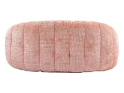 Online Hauss Spole Sofá de 2 lugares com almofada - Sofá para adultos e crianças - Tecido chenille Rosa