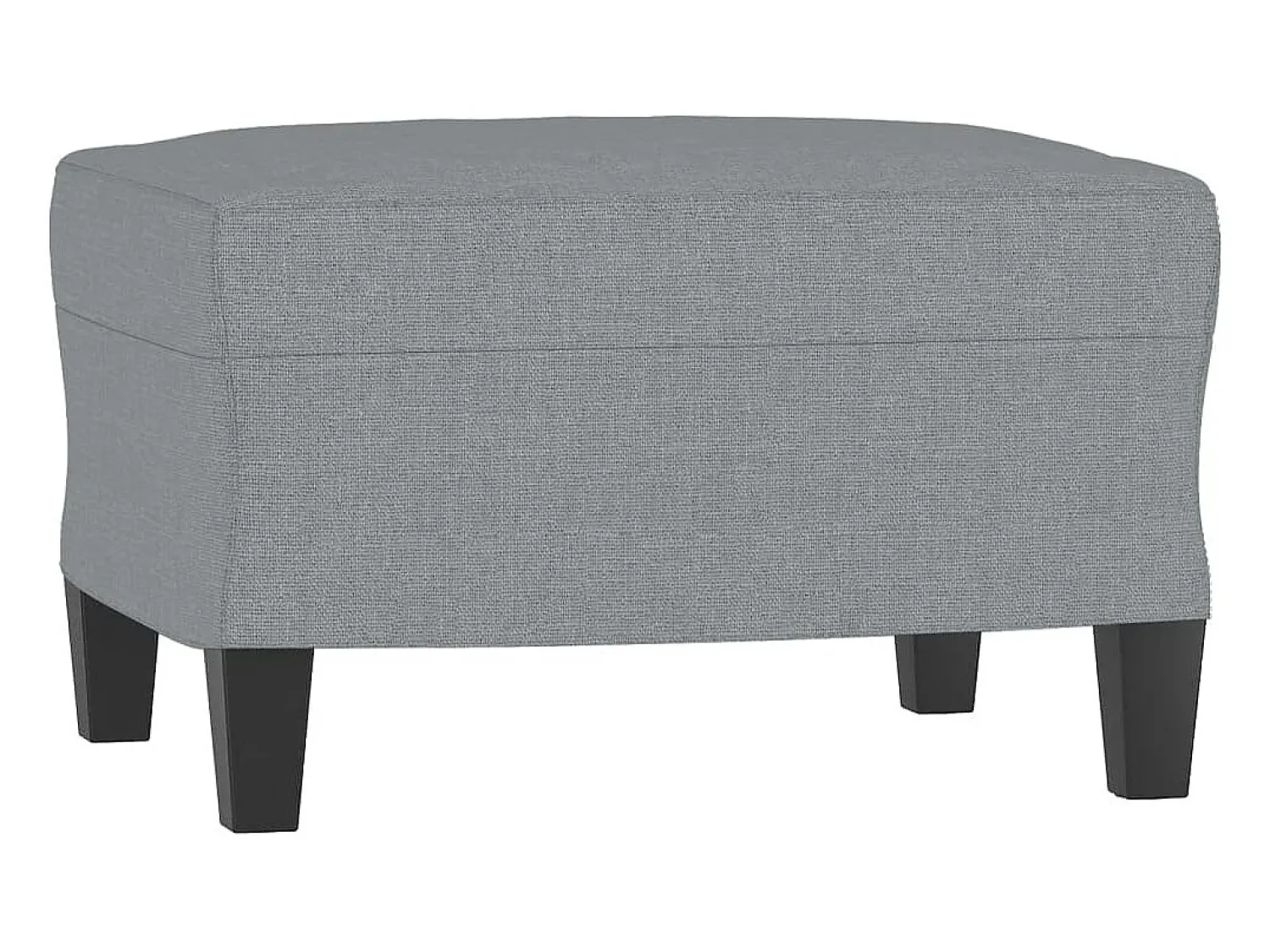 Discount Sofá de 3 lugares com apoio de pés 180 cm tecido cinzento-claro PT314869 Cinzento claro