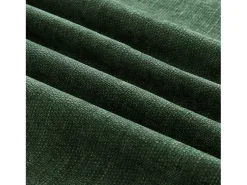 Hauss Spole Sofá de 2 lugares com apoio lombar e saia plissada removível - Tecido chenille -^ Sofá