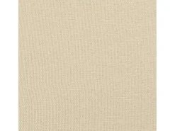 Sofá|vidaxl Sofá de 3 lugares com apoio de pés 180 cm tecido cor Creme