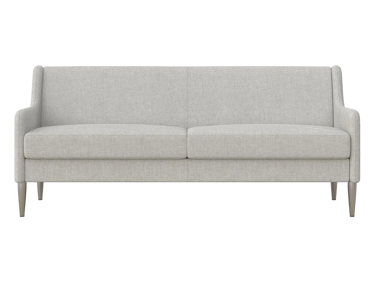 Sofá|CosmoLiving by Cosmopolitan Sofá de 2 lugares com chaise longue em linho claro Cinzento