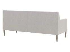 Sofá|CosmoLiving by Cosmopolitan Sofá de 2 lugares com chaise longue em linho claro Cinzento