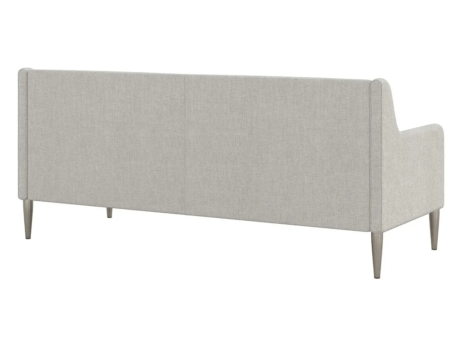 Sofá|CosmoLiving by Cosmopolitan Sofá de 2 lugares com chaise longue em linho claro Cinzento
