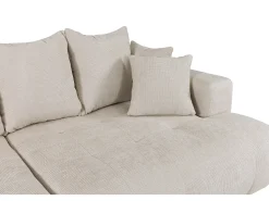 Vente-unique Sofá de 4 lugares conforto assento profundo tecido texturizado MOTINO^ Sofá