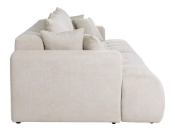 Vente-unique Sofá de 4 lugares conforto assento profundo tecido texturizado MOTINO^ Sofá