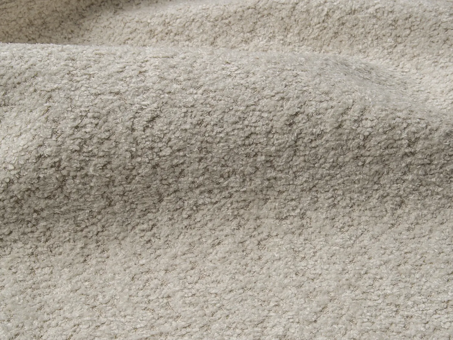 Outlet Vente-unique Sofá de 3 lugares conversível abertura rápida em tecido bouclé colchão 20 cm RETUNA Bege