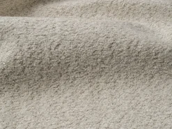 Sofá*Vente-unique Sofá de 4 lugares conversível express em tecido bouclé colchão 20 cm RETUNA Bege