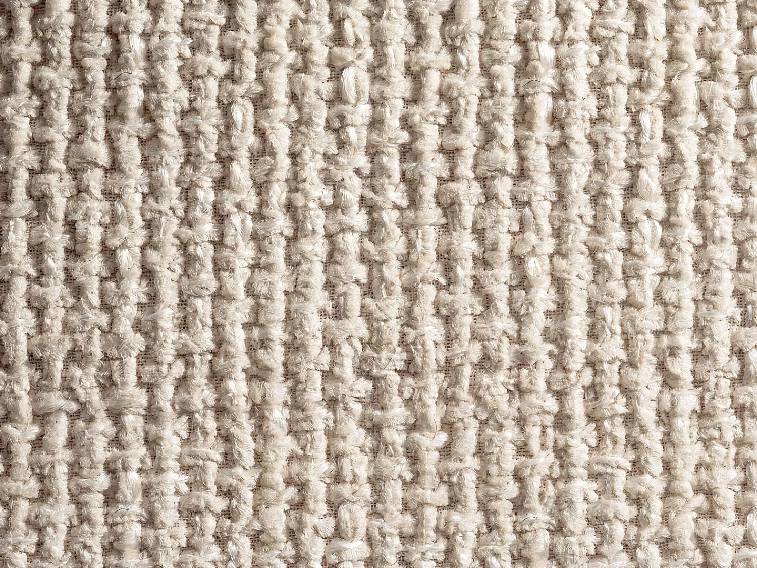 Sofá*Vente-unique Sofá de 4 lugares conversível abertura rápida em tecido texturizado - Colchão de 16 cm POGNIA Bege