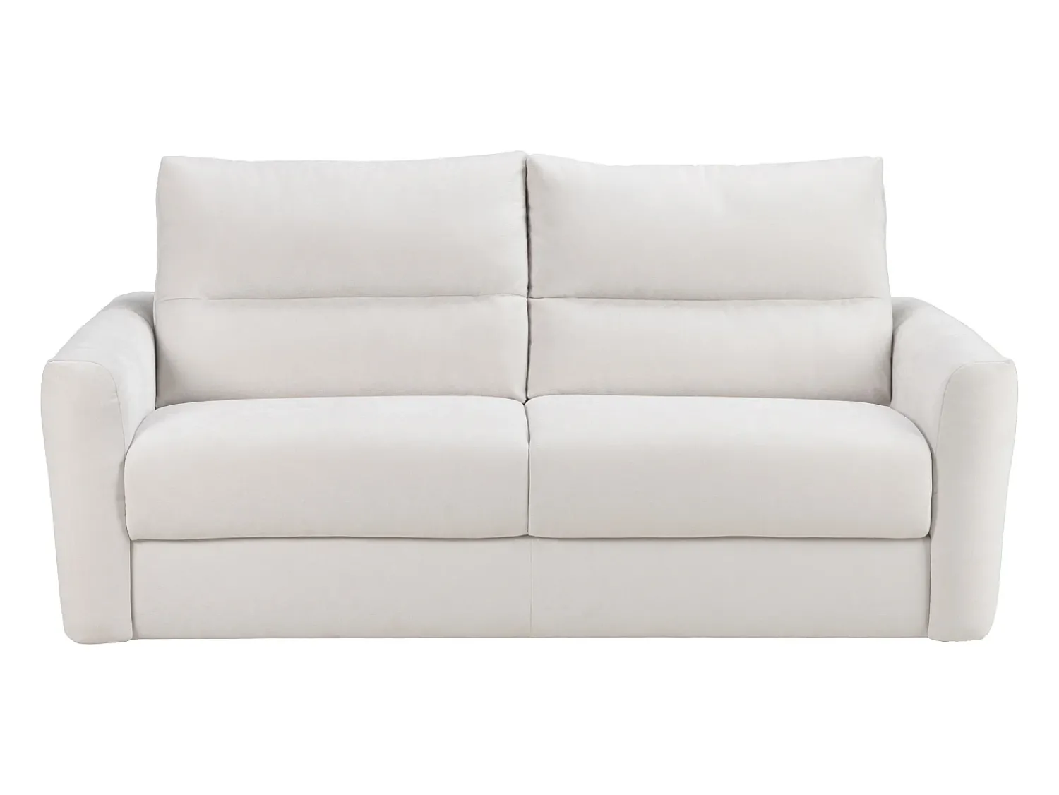 Sale Maison Céphy Sofá de 4 lugares conversível abertura rápida tecido chenille 16 cm DOVENA da Bege