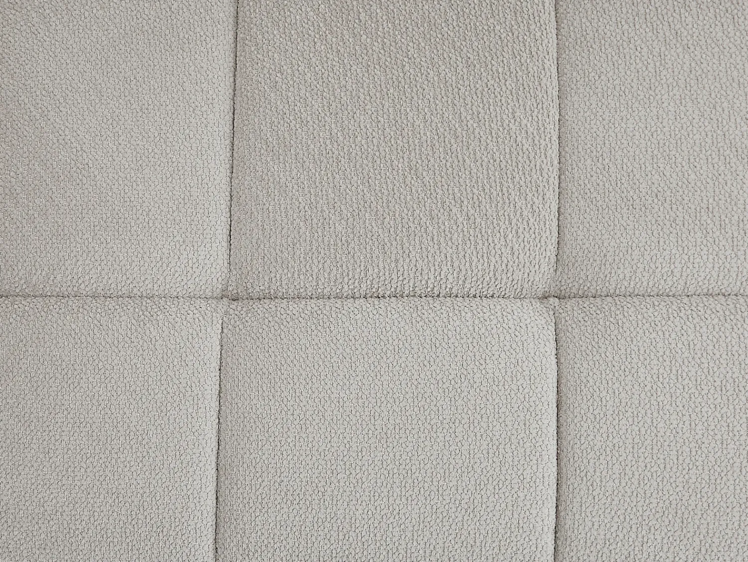 Sofá*Vente-unique Sofá de 3 lugares conversível em tecido chenille cinza claro colchão 12 cm ISISTIA Cinzento claro