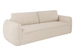 Maison Céphy Sofá de 4 lugares conversível abertura rápida em tecido chenille 16 cm SELIVO da^ Sofá