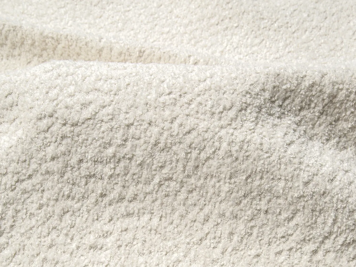 Sale Maison Céphy Sofá de 4 lugares convertível em tecido bouclé POGNI de Branco
