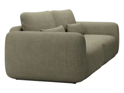 Hot Vente-unique Sofá de 3 lugares convertível tecido texturizado VOPOZA Verde