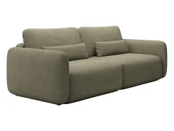 Hot Vente-unique Sofá de 3 lugares convertível tecido texturizado VOPOZA Verde
