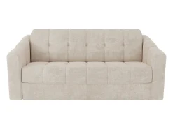 Sale Vente-unique Sofá de 3 lugares convertível tecido texturizado colchão 14 cm DARIELO Bege
