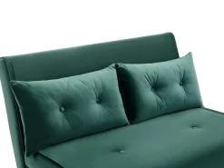Sofá|Vente-unique Sofá de 2 lugares convertível veludo estilo habitat jovem URIBIA Verde pinho