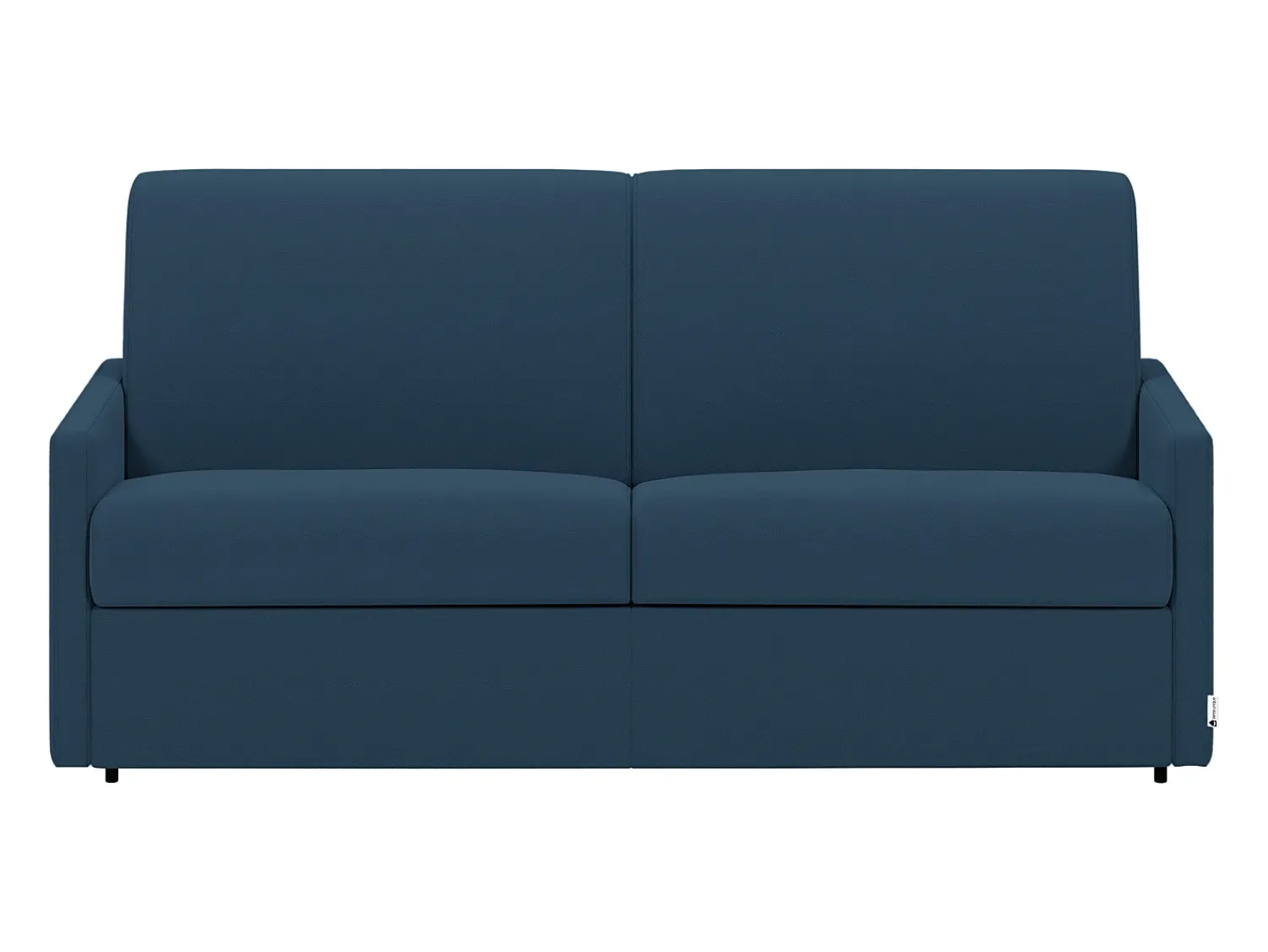Vente-unique Sofá de 4 lugares convertível de abertura rápida em tecido cinza colchão de espuma 18 cm - CALIFE^ Sofá