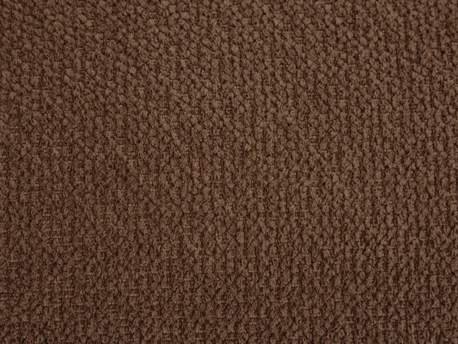 Sofá|Vente-unique Sofá de 3 lugares convertível em tecido chenille marrom com colchão de 12 cm ECORIA Castanho