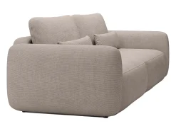Sofá|Vente-unique Sofá de 3 lugares convertível tecido texturizado VOPOZA Taupe