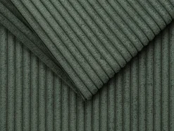 Hot Vente-unique Sofá de 3 lugares convertível abertura rápida veludo canelado bege LORETO Verde pinho