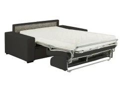 Vente-unique Sofá de 4 lugares convertível de abertura rápida em pele sintética colchão de espuma de 14 cm - EMIR^ Sofá