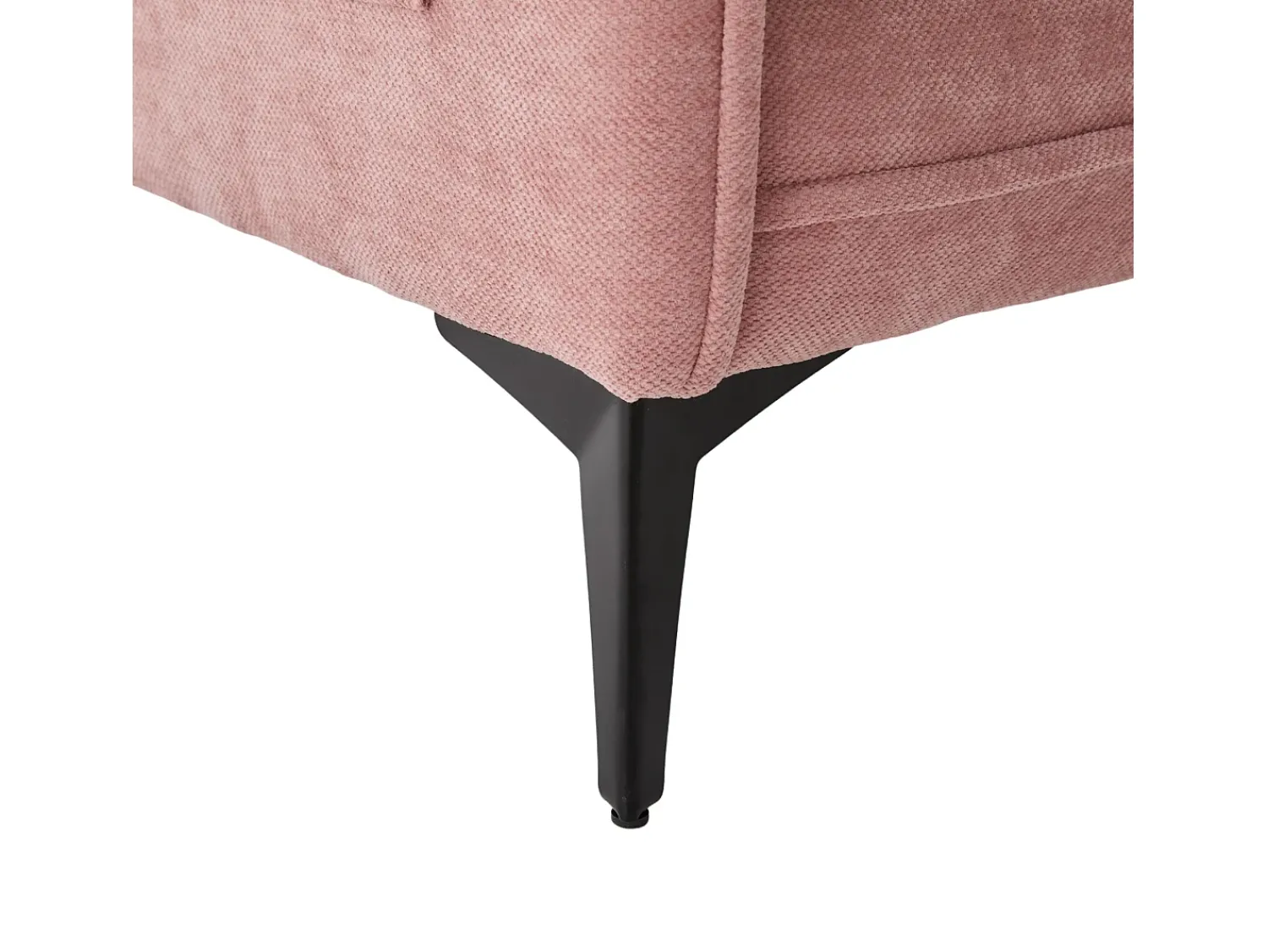 Sofá de 2 lugares cor-de- - com compartimentos laterais para arrumação e suporte para telemóvel - chenille - para sala de estar e quarto^ Sofá