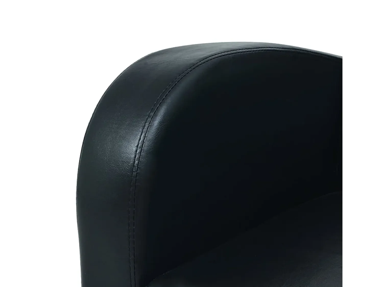Sofá* Sofá de 2 lugares couro artificial PT502230 Preto