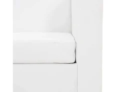 vidaxl Sofá de 2 lugares couro artificial^ Sofá